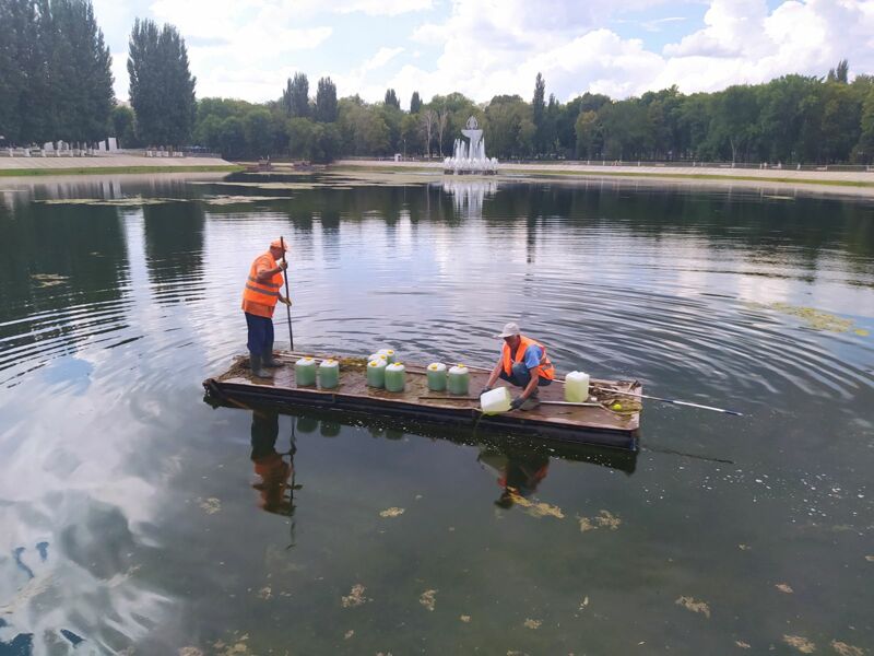 Водоемы Самары начали чистить