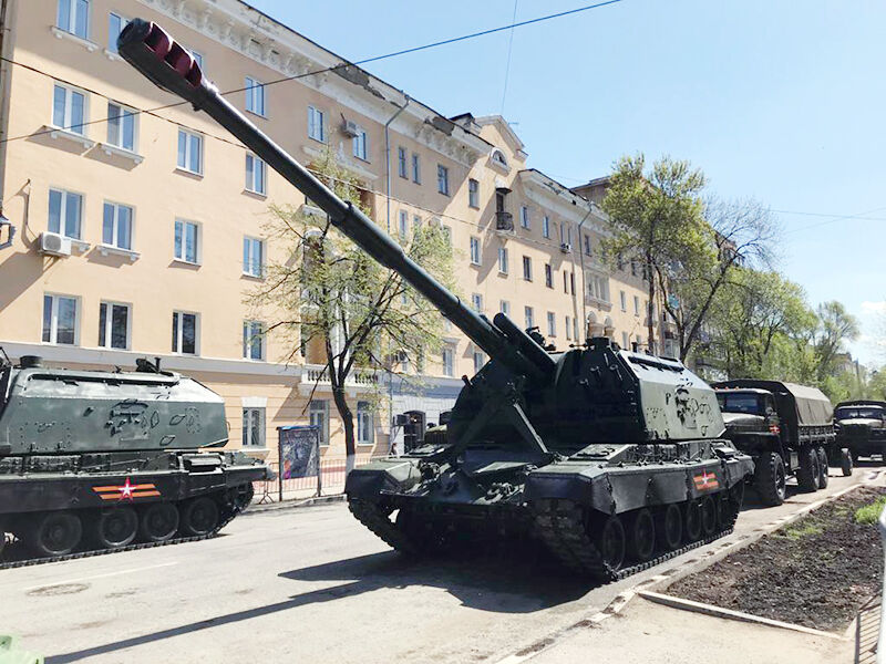 Парад Победы в Самаре прошёл без ветеранов