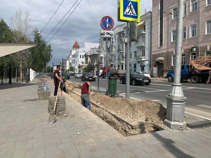 На улице Куйбышева спрячут провода под землю