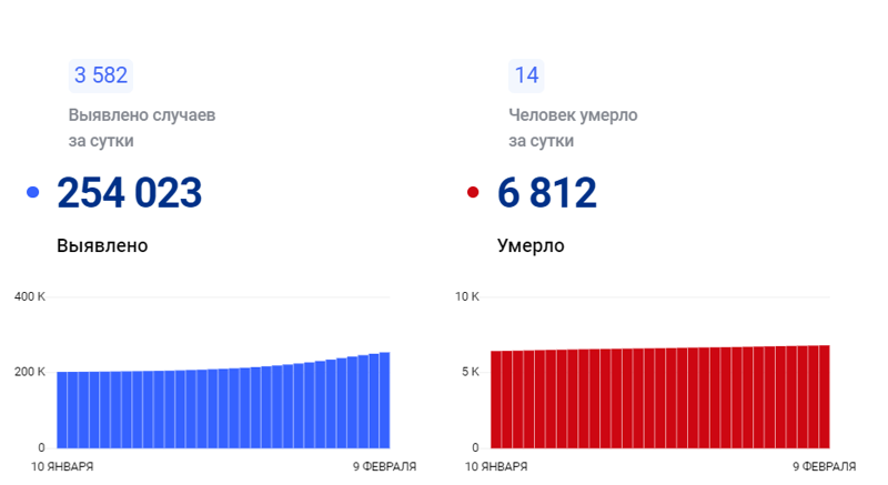 Коронавирус в Самарской области: 9 февраля