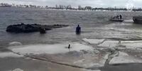 На Волге перевернулось судно на воздушной подушке