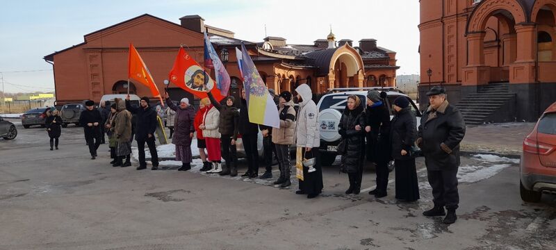 В Самаре устроили «крёстный автопробег» в поддержку специальной военной операции