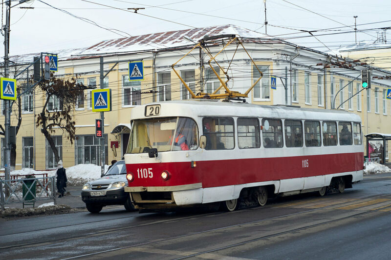 В центре Самары планируют изменить схему движения трамваев