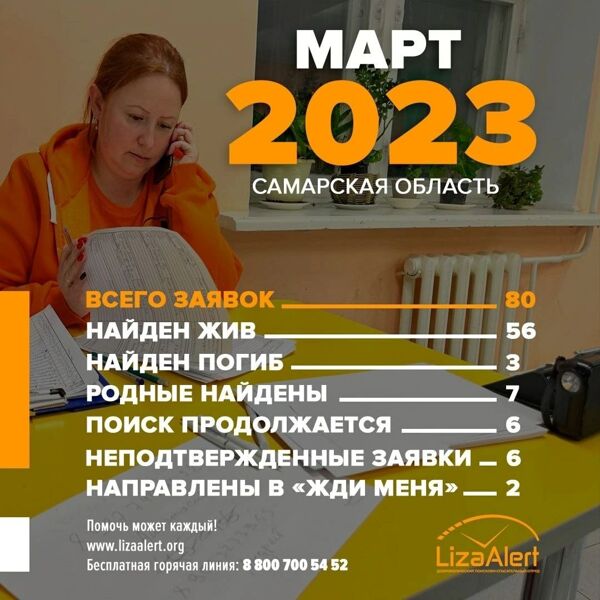 «Лиза Алерт» в Самарской области набирает добровольцев