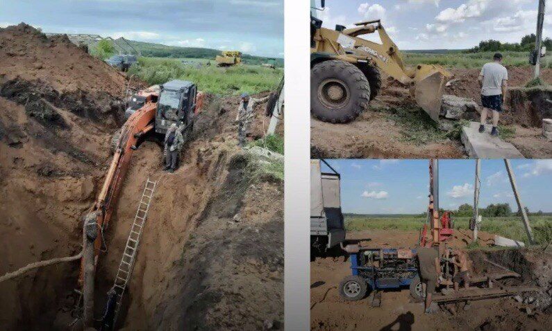 В селе Сарбай месяц нет воды