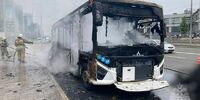 В Самаре сгорел пассажирский автобус № 91