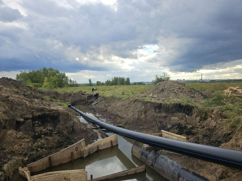 В Волжском районе заменили аварийный участок водопровода по иску прокуратуры