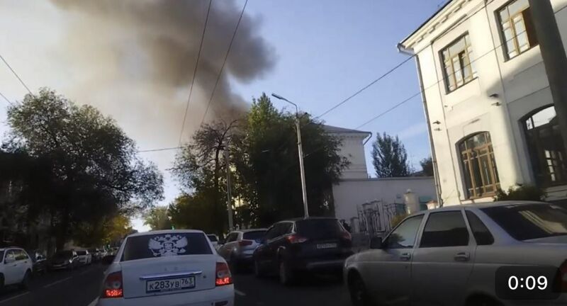 В Самаре снова горит старый центр