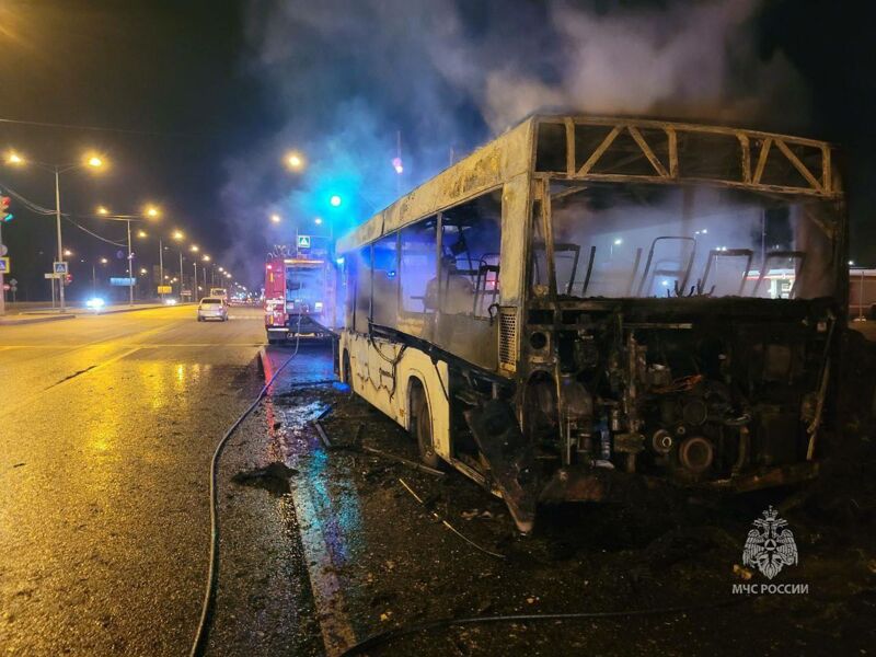 В Самаре за неделю сгорел уже второй автобус