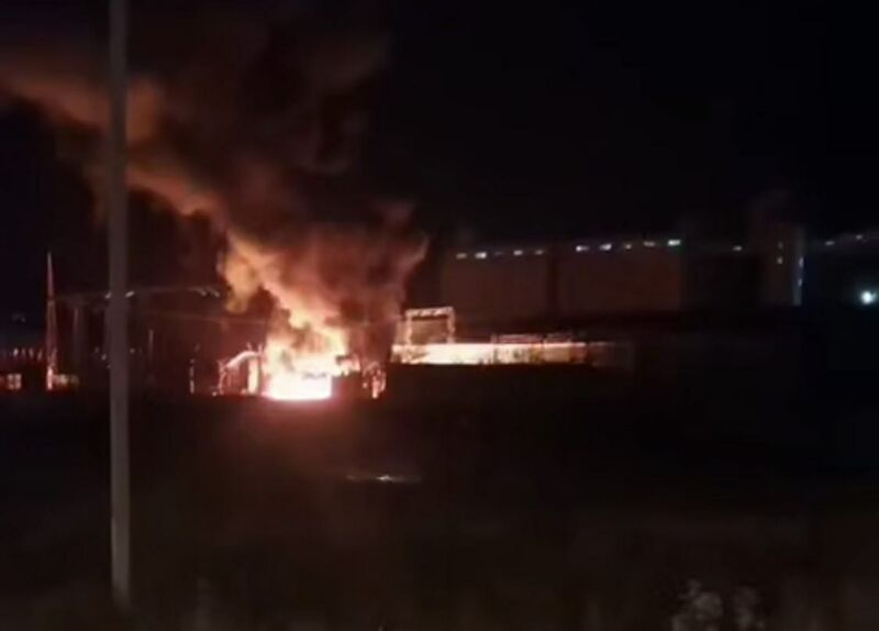 Возгорание на тяговой подстанции Толкай могло быть результатом «стороннего вмешательства»