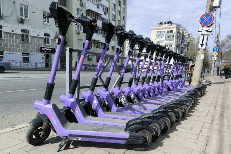 В Самаре станет больше специальных парковок для самокатов