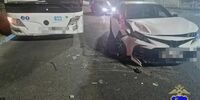 В Самаре пассажиры автобуса пострадали в ДТП