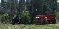 Под Сызранью обломки БПЛА спровоцировали лесной пожар