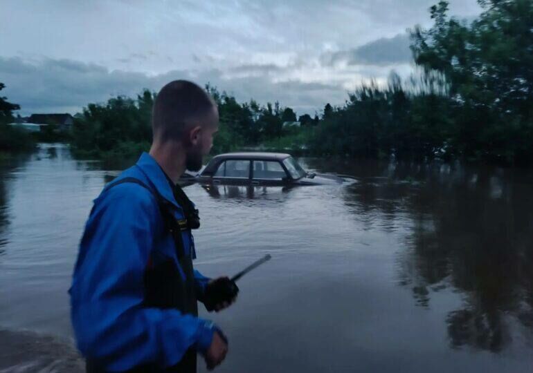 Из зоны подтопления в Похвистневском районе спасатели эвакуировали людей