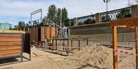 На самарской набережной к концу лета начали монтаж подъёмника для колясок