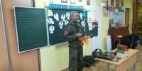 Первоклассников проводят в добрый путь участники СВО